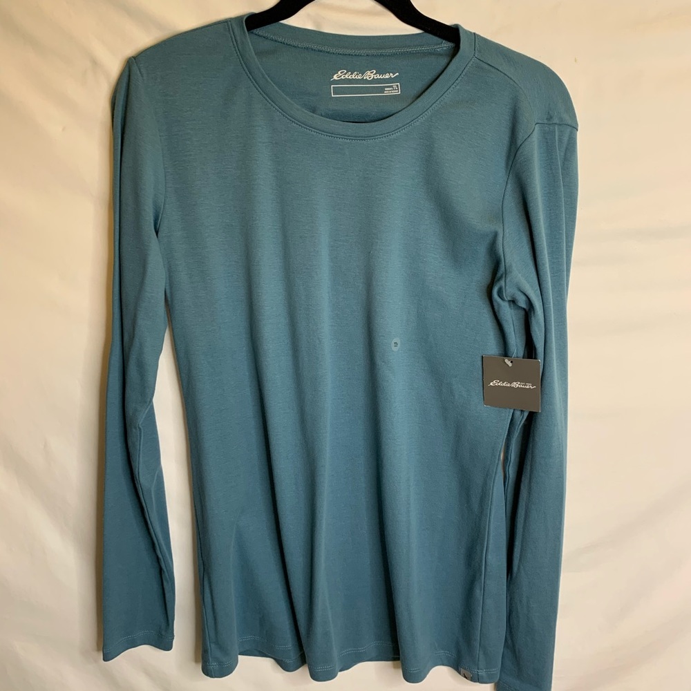 NWT Eddie Bauer Long Sleeve Tee Large Tall